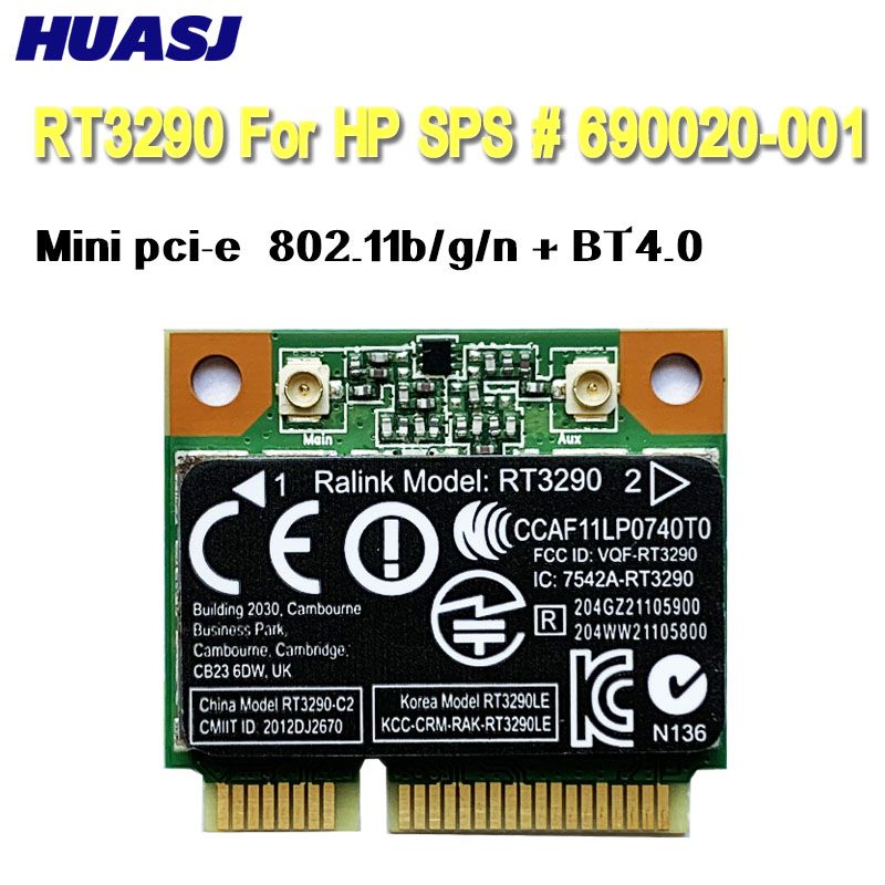

Приемник Wi-Fi NoBrand для компьютера Mini PCI-e 802.11n, Зеленый;белый