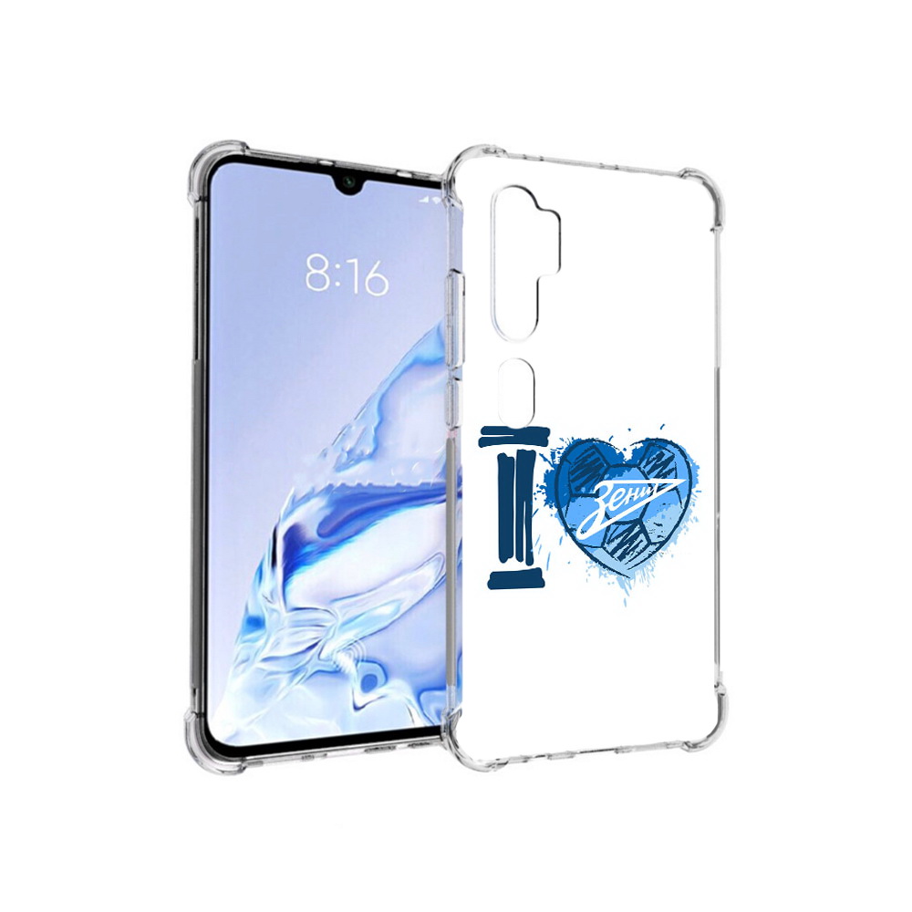 

Чехол MyPads Tocco для Xiaomi Mi Note 10 Pro ФК я люблю зенит (PT140314.290.186), Прозрачный, Tocco