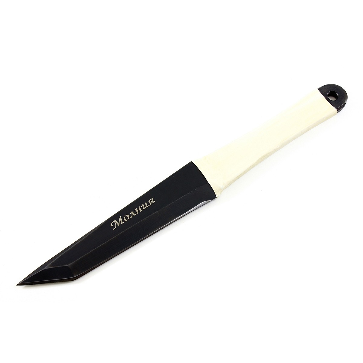 Туристический фиксированный спортивный нож Легионер Молния, сталь У8, термопласт