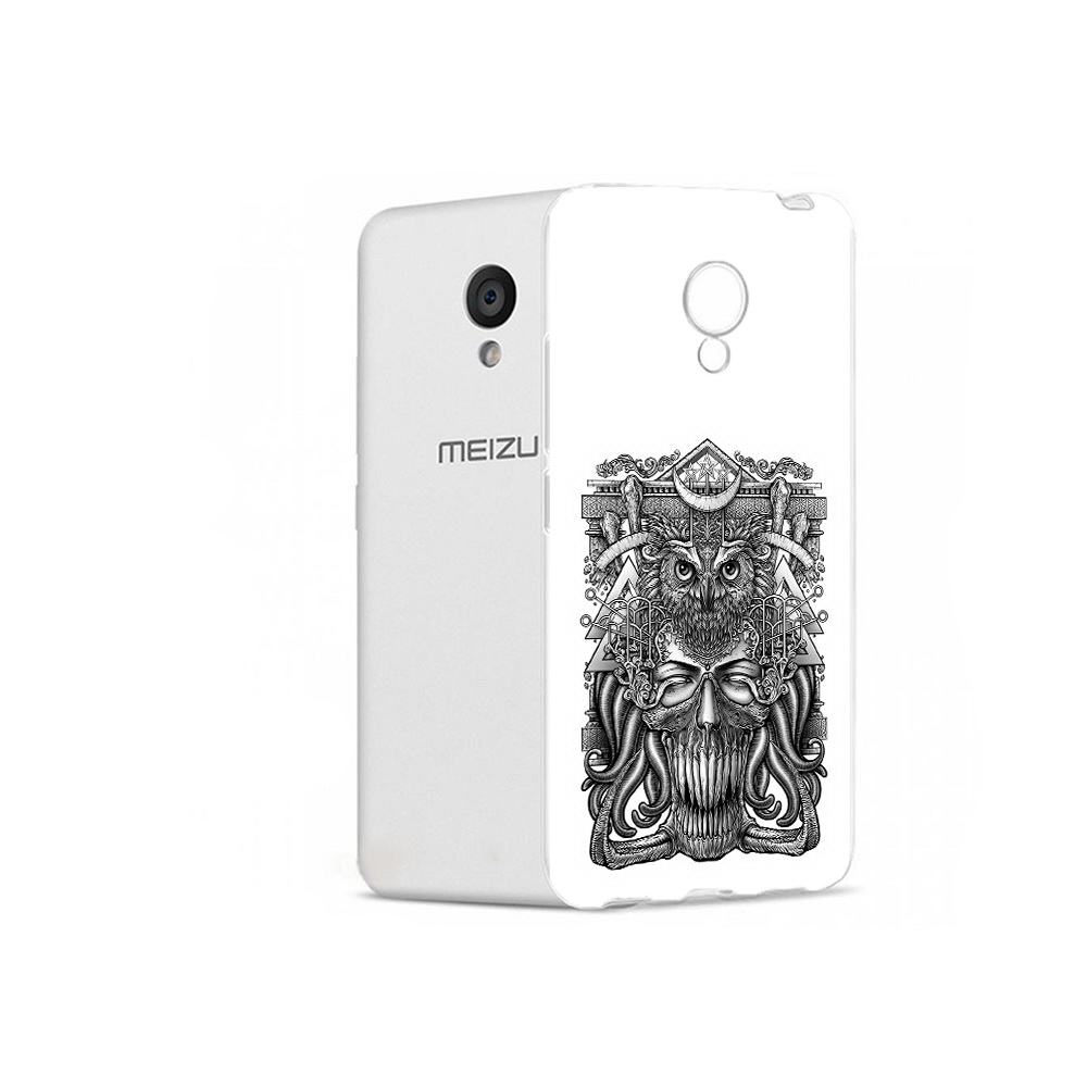 

Чехол MyPads Tocco для Meizu M5 зубастая сова (PT62224.82.369), Прозрачный, Tocco