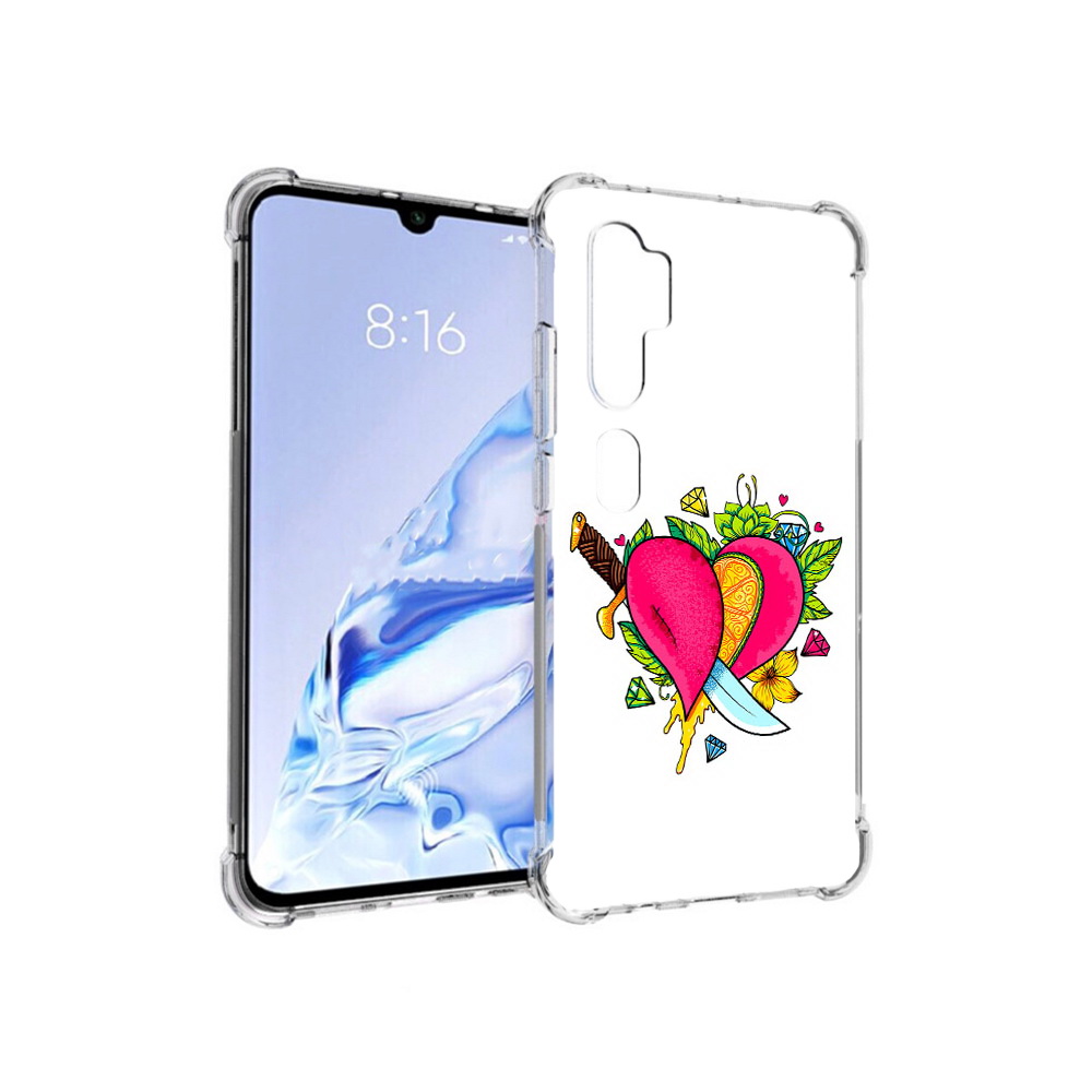 

Чехол MyPads Tocco для Xiaomi Mi Note 10 Pro Фруктовое сердце (PT140314.290.188), Прозрачный, Tocco