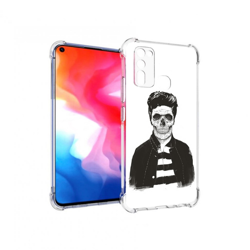 

Чехол MyPads Tocco для Vivo Y50 скелет (PT226982.418.604), Прозрачный, Tocco