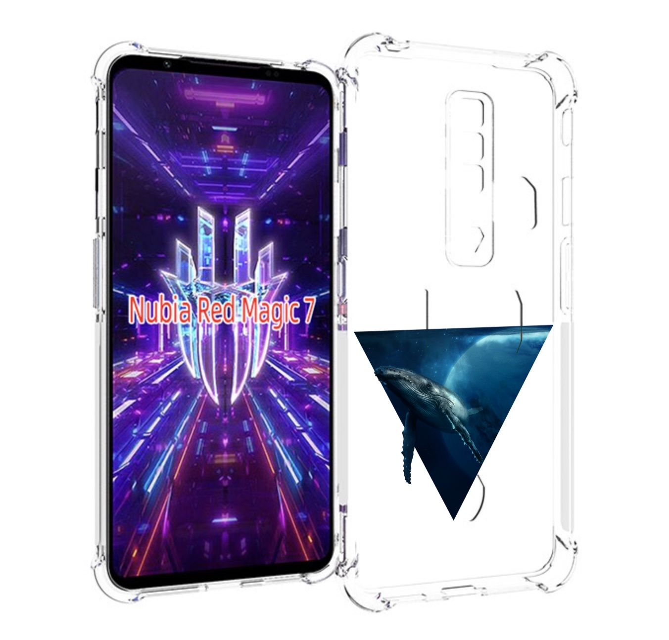 

Чехол MyPads 3D кит для ZTE Nubia Red Magic 7, Прозрачный, Tocco