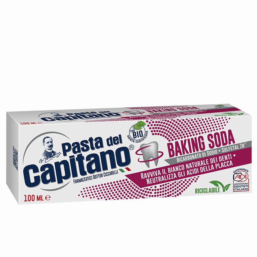 Зубная паста Pasta del Capitano Baking Soda Для деликатного отбеливания с содой 100 мл