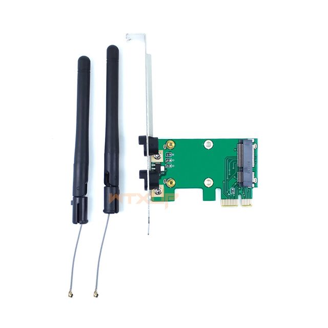 

Приемник Wi-Fi NoBrand для компьютера Mini PCI-e, Зеленый;белый