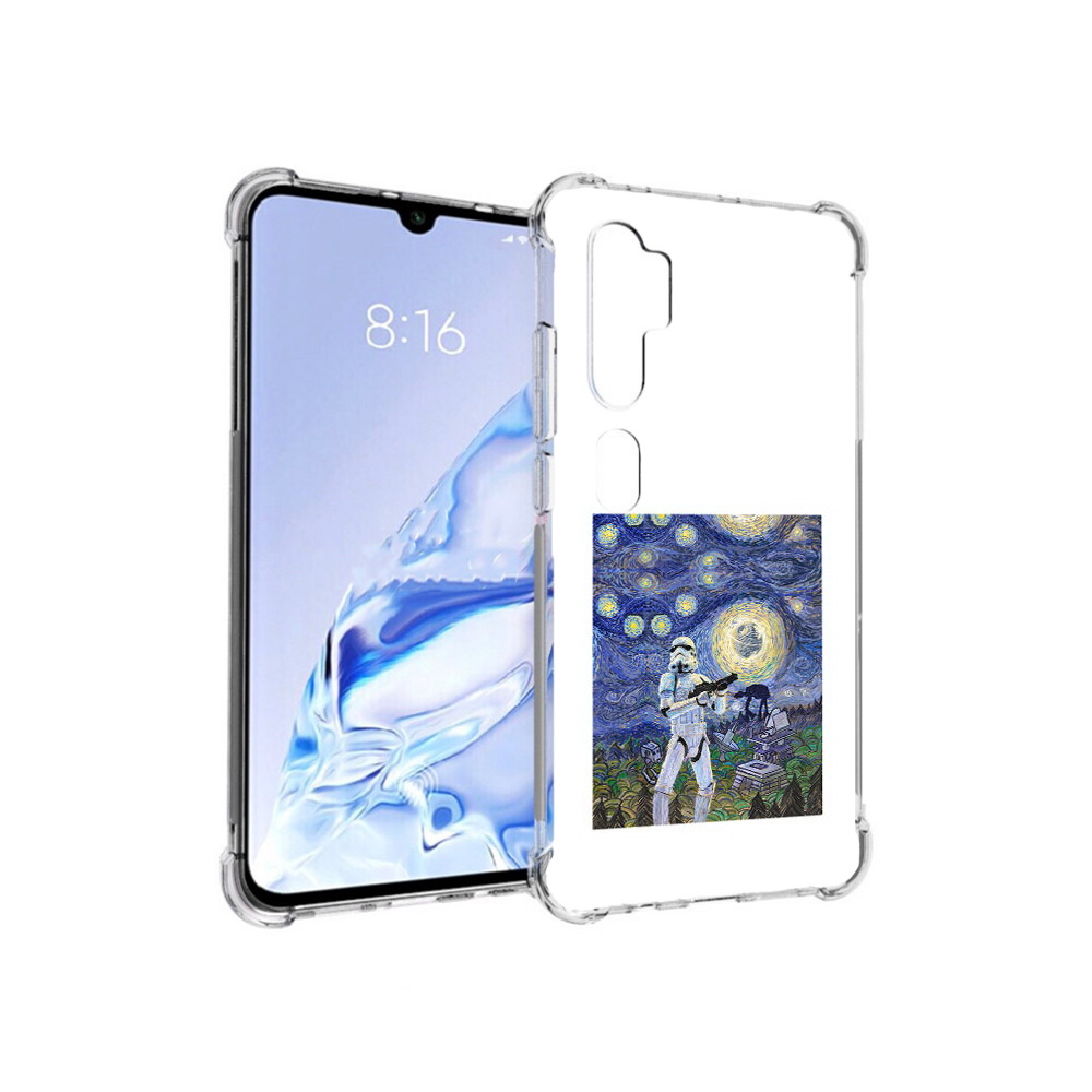 

Чехол MyPads Tocco для Xiaomi Mi Note 10 Pro star wars звездная ночь (PT140314.290.23), Прозрачный, Tocco