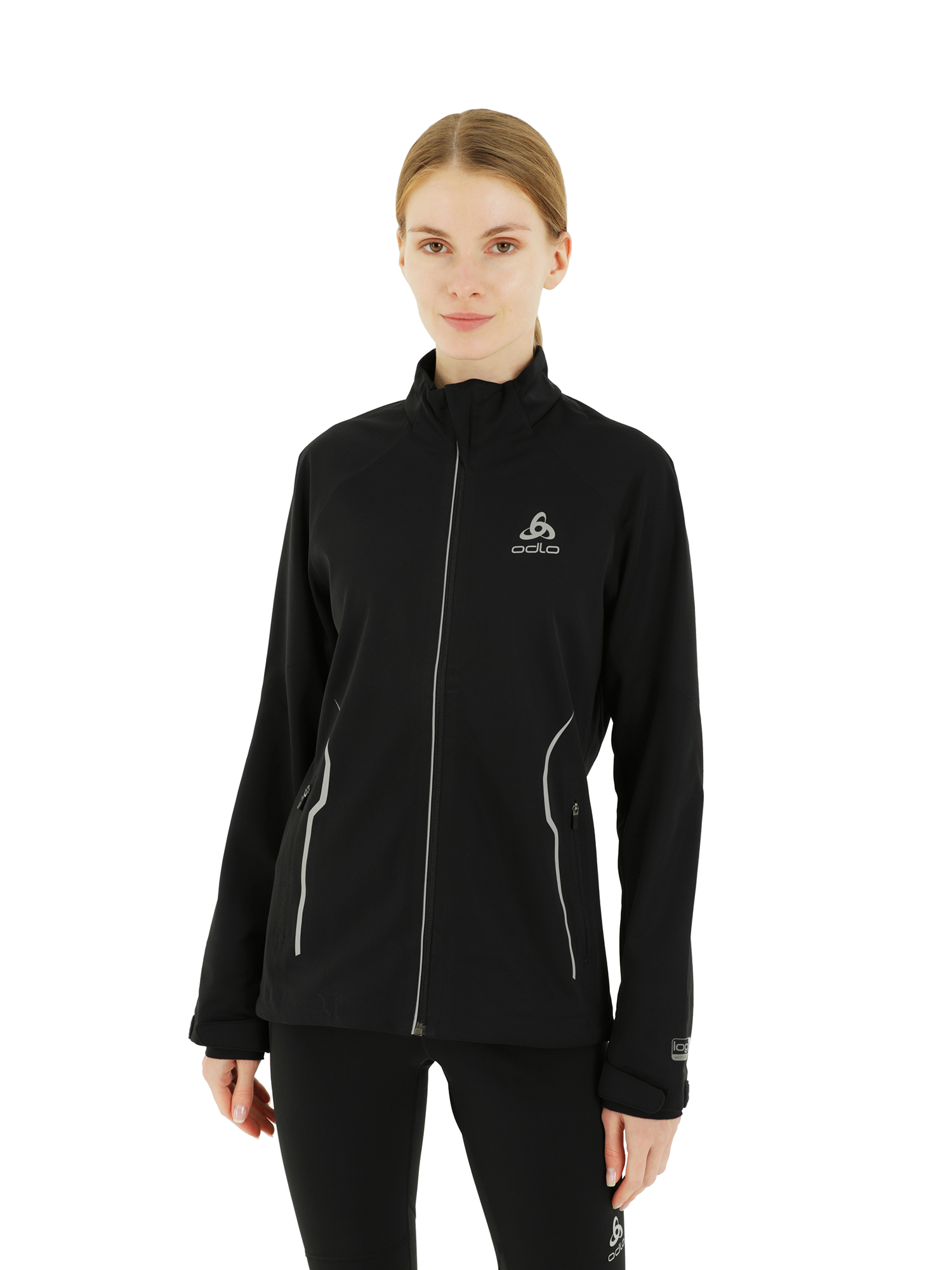 Спортивная ветровка женская Odlo Jacket Gravity W черная XL