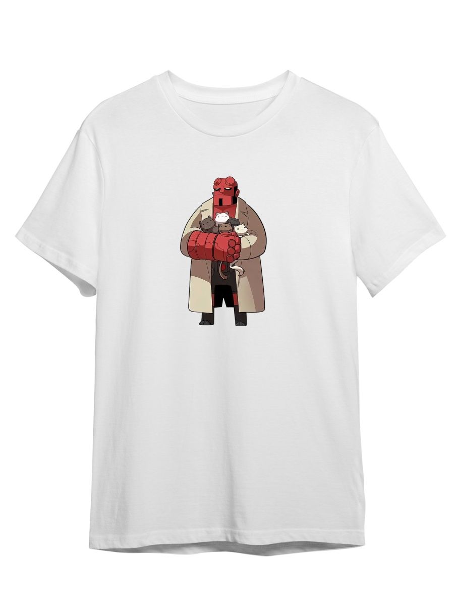 

Футболка унисекс СувенирShop Hellboy/Хеллбой/Dark Horse 4 белая L (48-50), Белый, "Hellboy/Хеллбой/Dark Horse" 4