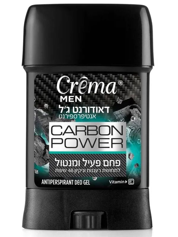 Мужской дезодорант-гель Crema Men Carbon Power 70 мл