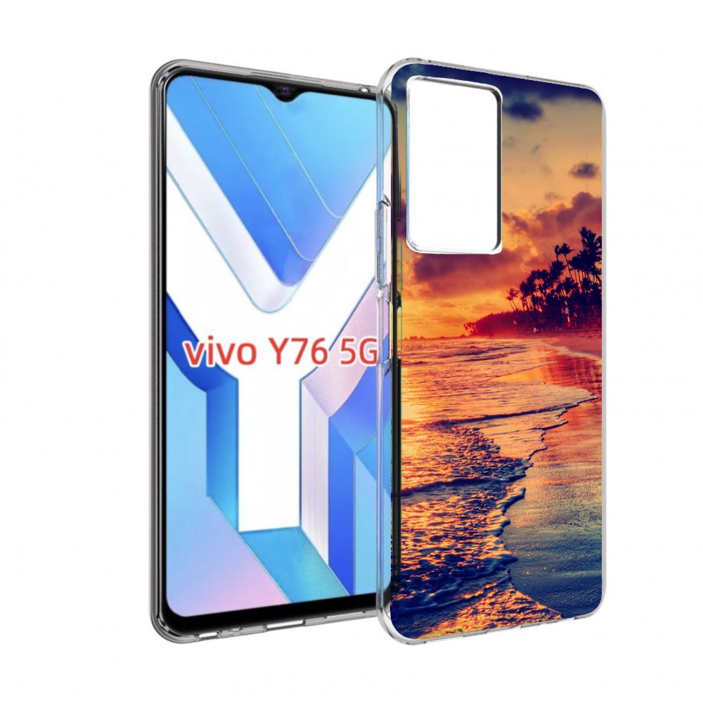 

Чехол MyPads Берег для Vivo Y76 5G, Прозрачный, Tocco