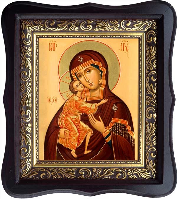 

Феодоровская икона Божией Матери на холсте.