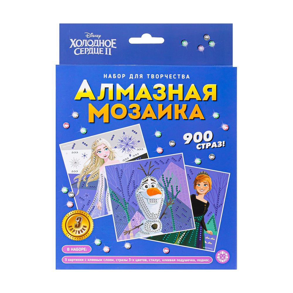 Алмазная мозаика Disney 15 х 15 см в ассортименте (вид по наличию)