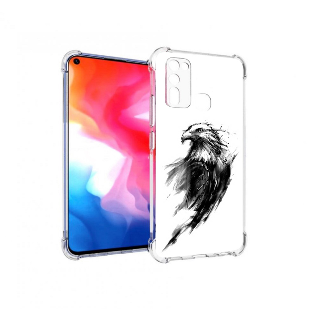 

Чехол MyPads Tocco для Vivo Y50 чб птица (PT226982.418.670), Прозрачный, Tocco