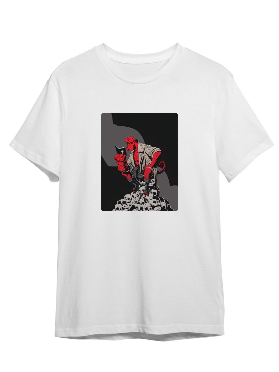 

Футболка унисекс СувенирShop Hellboy/Хеллбой/Dark Horse 6 белая XL (50-52), Белый, "Hellboy/Хеллбой/Dark Horse" 6