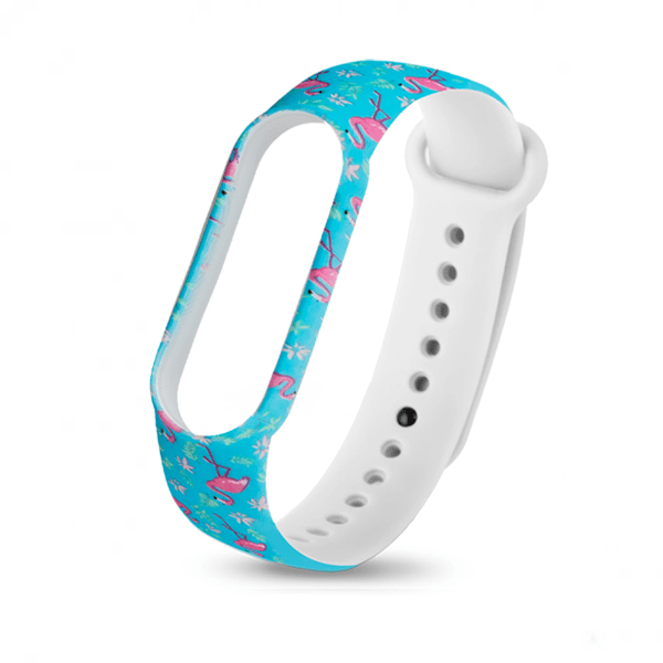 

Ремешок для Mi Band 5 silicon loop, рисунок 20, разноцветный