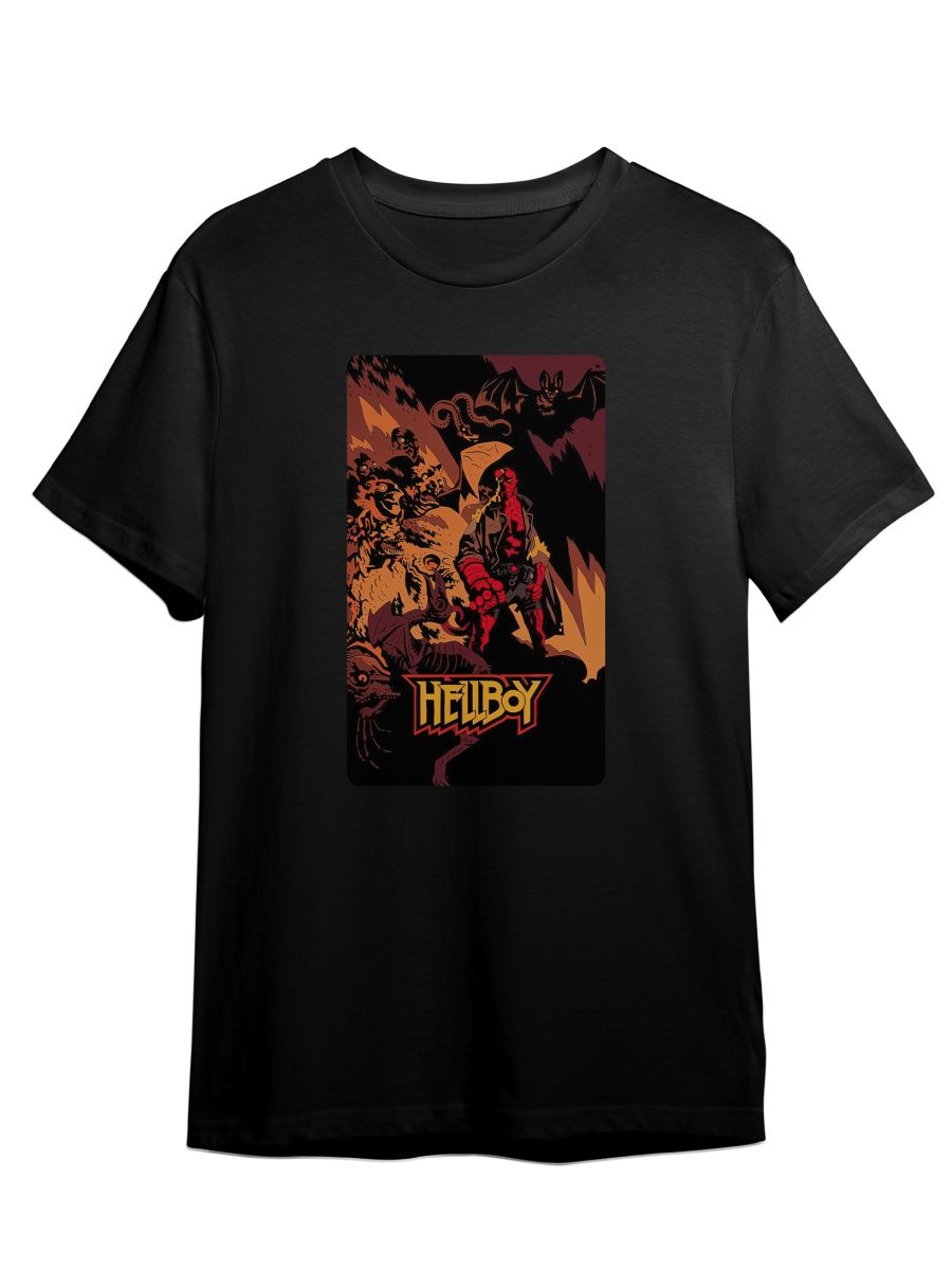 

Футболка унисекс СувенирShop Hellboy/Хеллбой/Dark Horse 7 черная 2XL (52-54), Черный, "Hellboy/Хеллбой/Dark Horse" 7