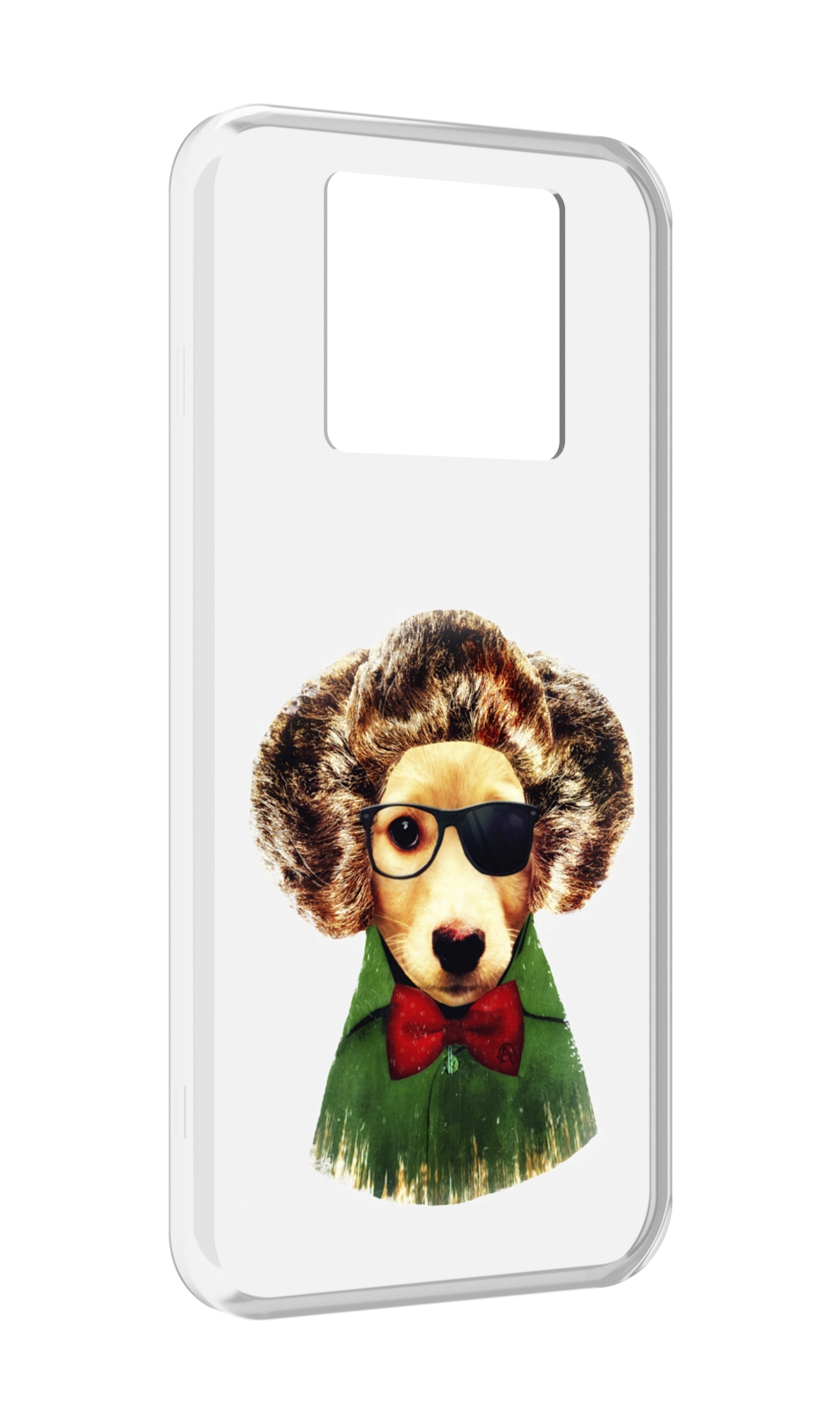 

Чехол MyPads Пес в бабочке для Black Shark 3 5G / Black Shark 3S, Прозрачный, Tocco