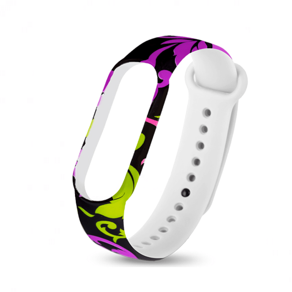 

Ремешок для Mi Band 5 silicon loop, рисунок 22, разноцветный