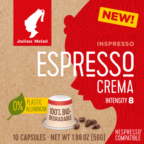 фото Кофе julius meinl espresso crema 8 в капсулах 5,6 г х 10 шт