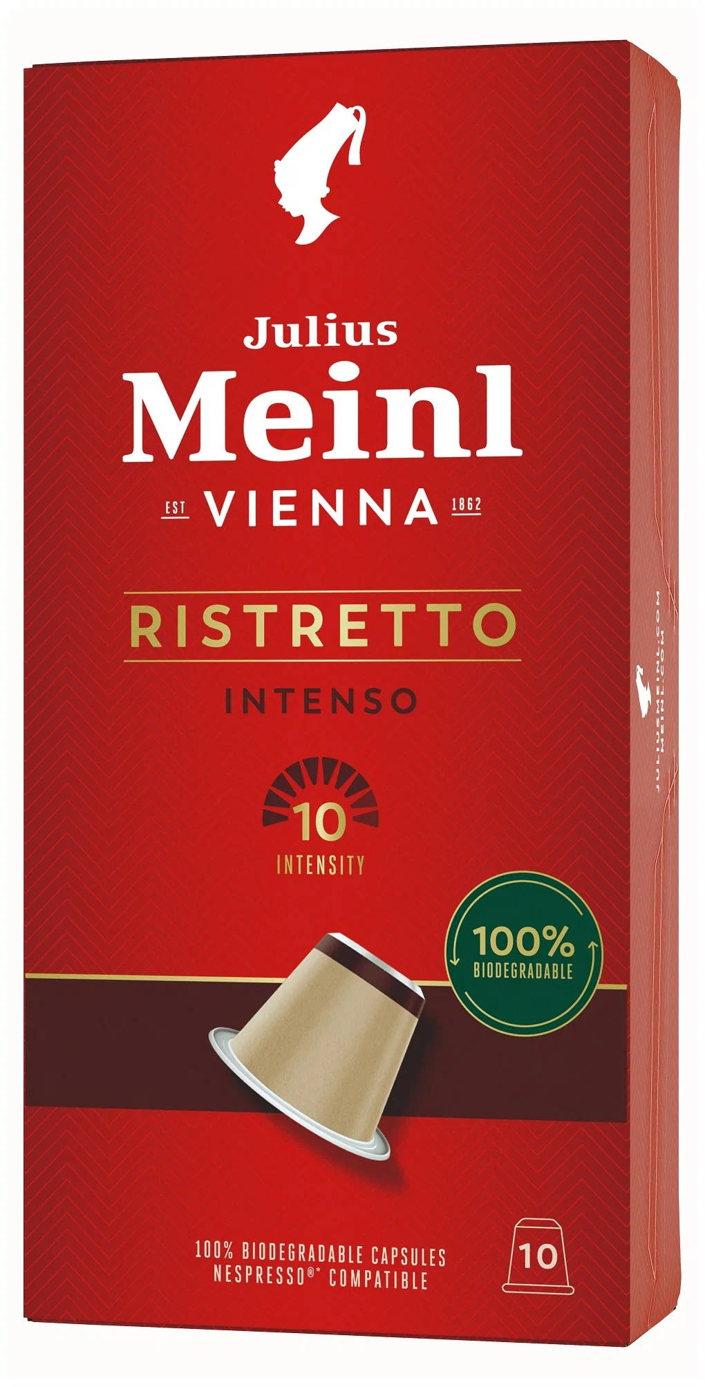 Кофе Julius Meinl Ristretto Intenso Nespresso в капсулах 5,6 г х 10 шт