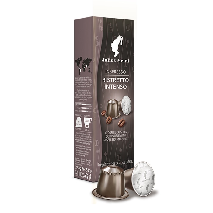 фото Кофе julius meinl ristretto intenso nespresso в капсулах 5,6 г х 10 шт