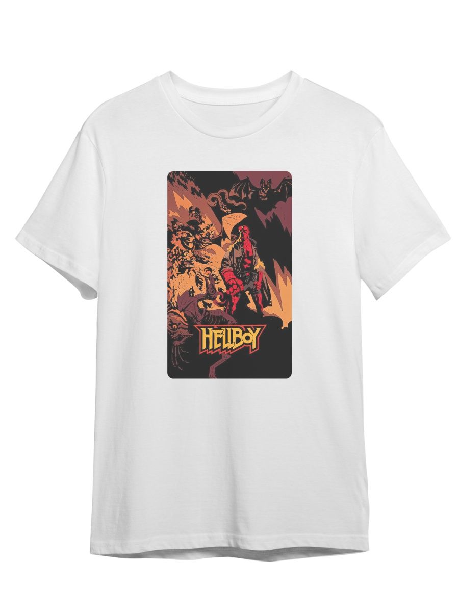 

Футболка унисекс СувенирShop Hellboy/Хеллбой/Dark Horse 7 белая S (44-46), Белый, "Hellboy/Хеллбой/Dark Horse" 7