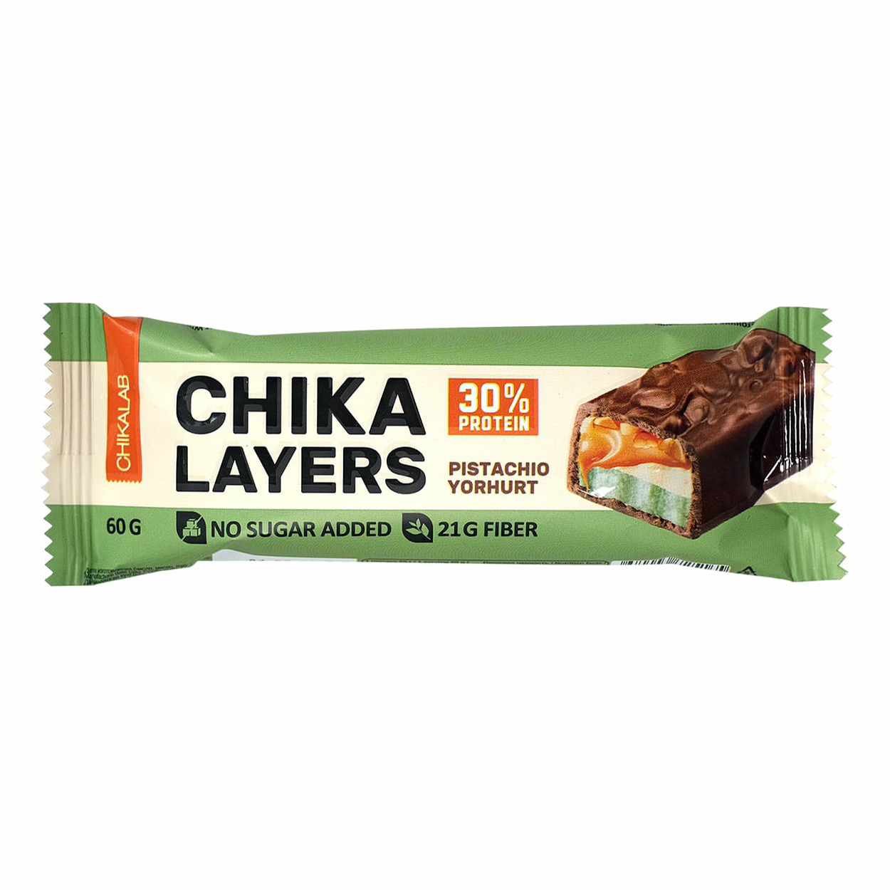 Батончик Chikalab Chika Layers протеиновый Фисташковый йогурт 60 г