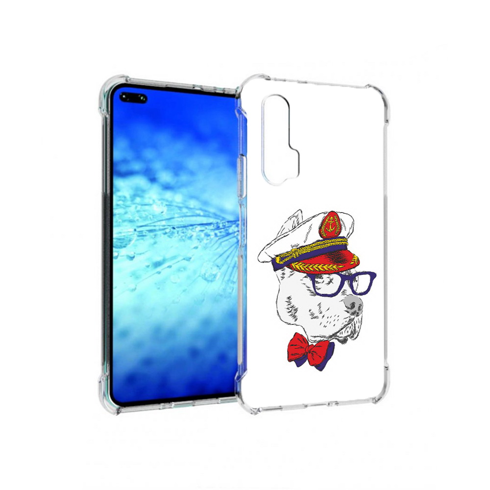 

Чехол MyPads Tocco для Huawei View 30 Pro бульдог (PT145237.17.251), Прозрачный, Tocco