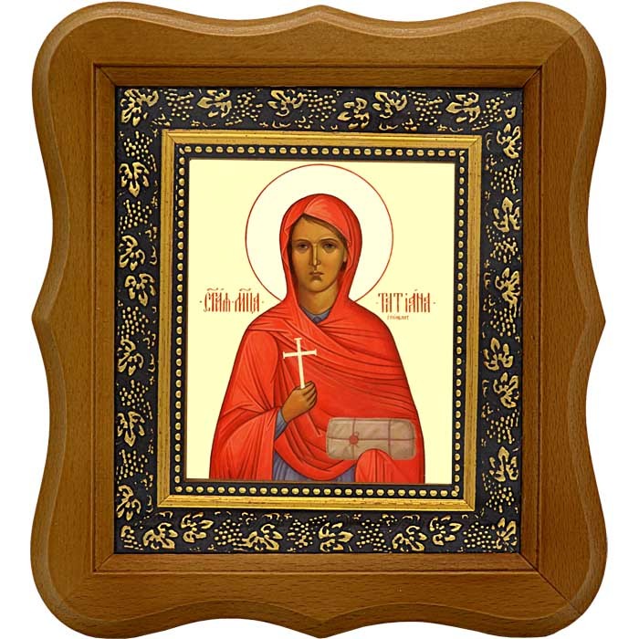 

Татиана Гримблит мученица. Икона на холсте.