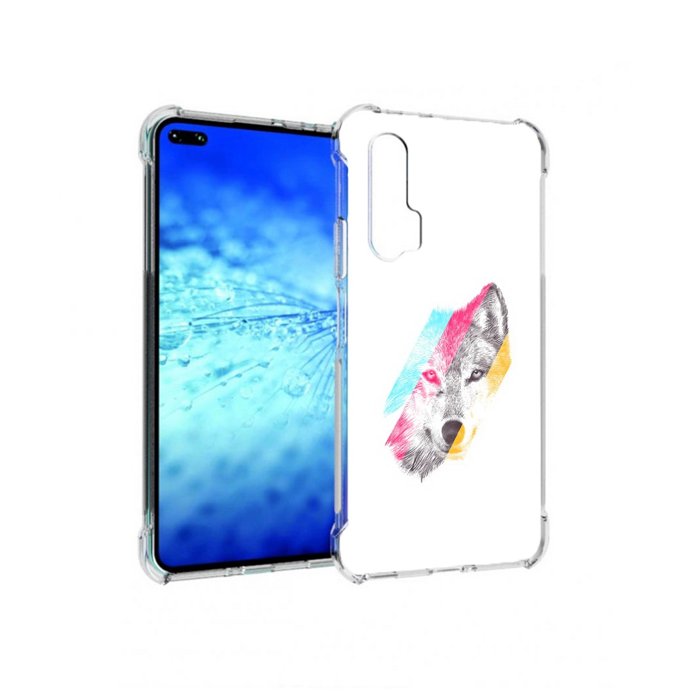 

Чехол MyPads Tocco для Huawei View 30 Pro волк градиент (PT145237.17.268), Прозрачный, Tocco
