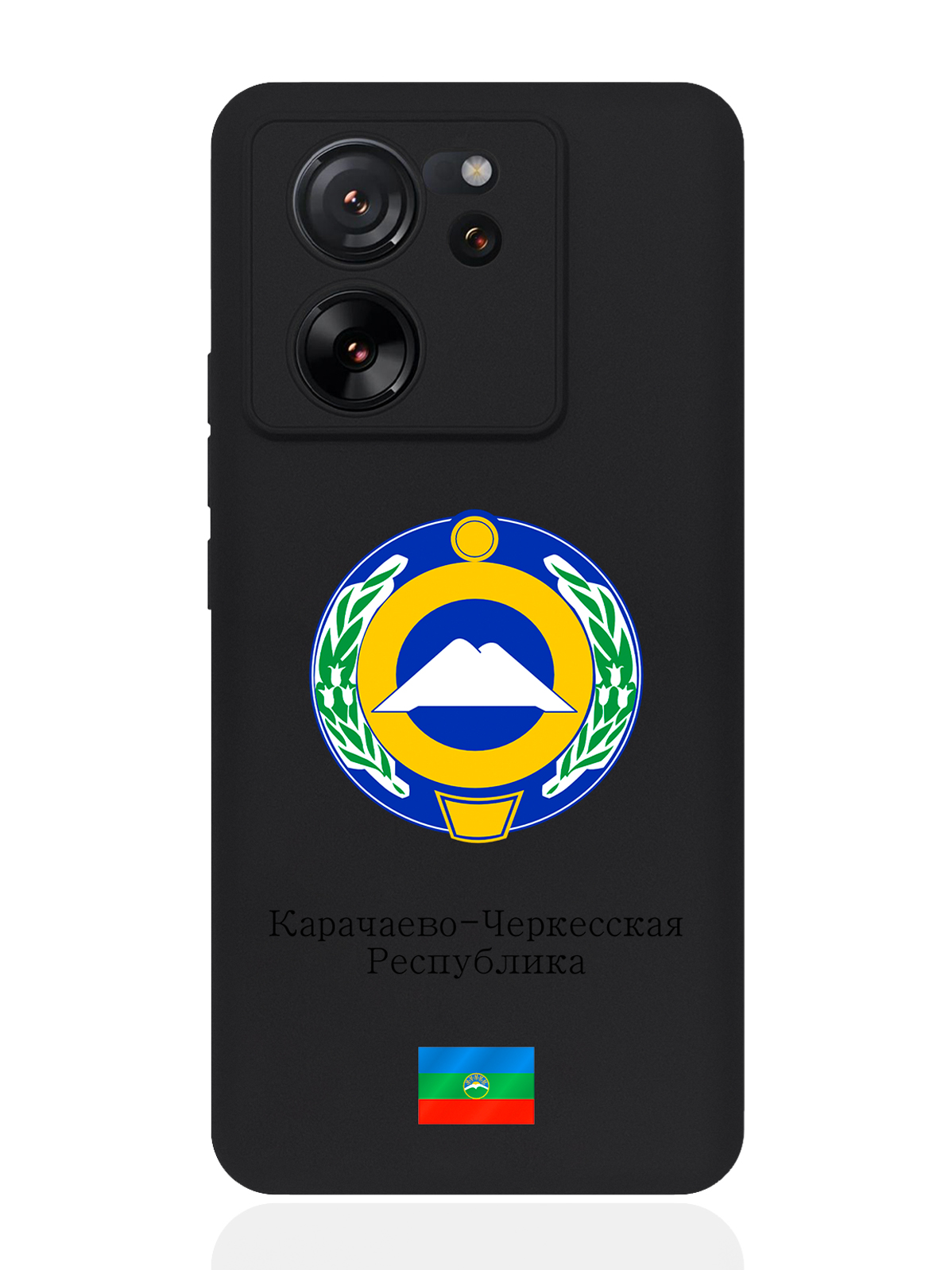 

Чехол SignumCase для Xiaomi 13T Герб Карачаево-Черкесской Республики, Разноцветный, Xiaomi