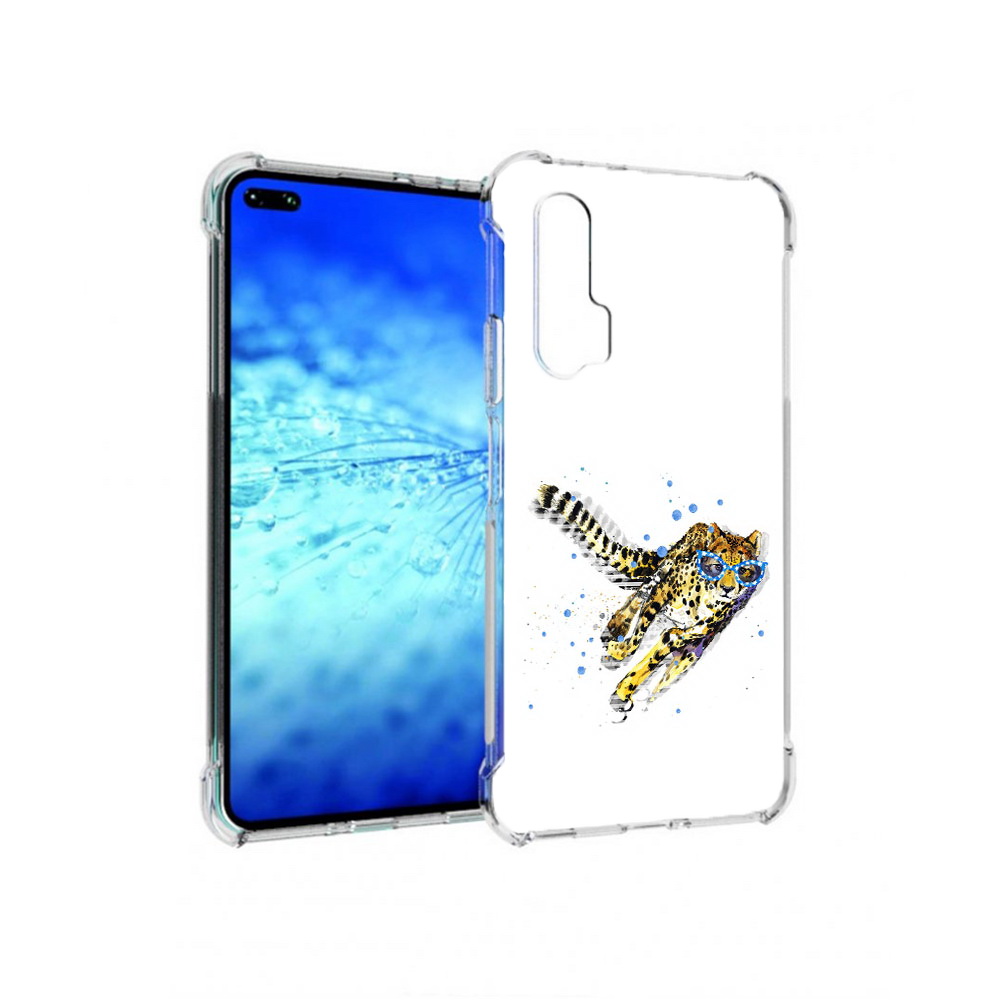 

Чехол MyPads Tocco для Huawei View 30 Pro гепард в очках (PT145237.17.287), Прозрачный, Tocco