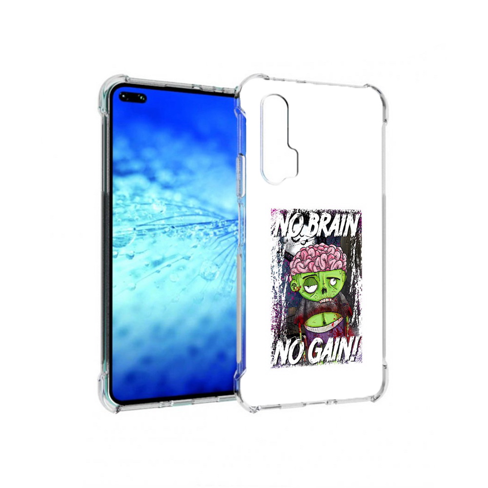 

Чехол MyPads Tocco для Huawei View 30 Pro глупый зомби (PT145237.17.289), Прозрачный, Tocco
