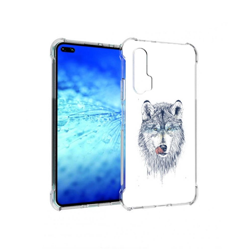 

Чехол MyPads Tocco для Huawei View 30 Pro голодгый волк (PT145237.17.292), Прозрачный, Tocco