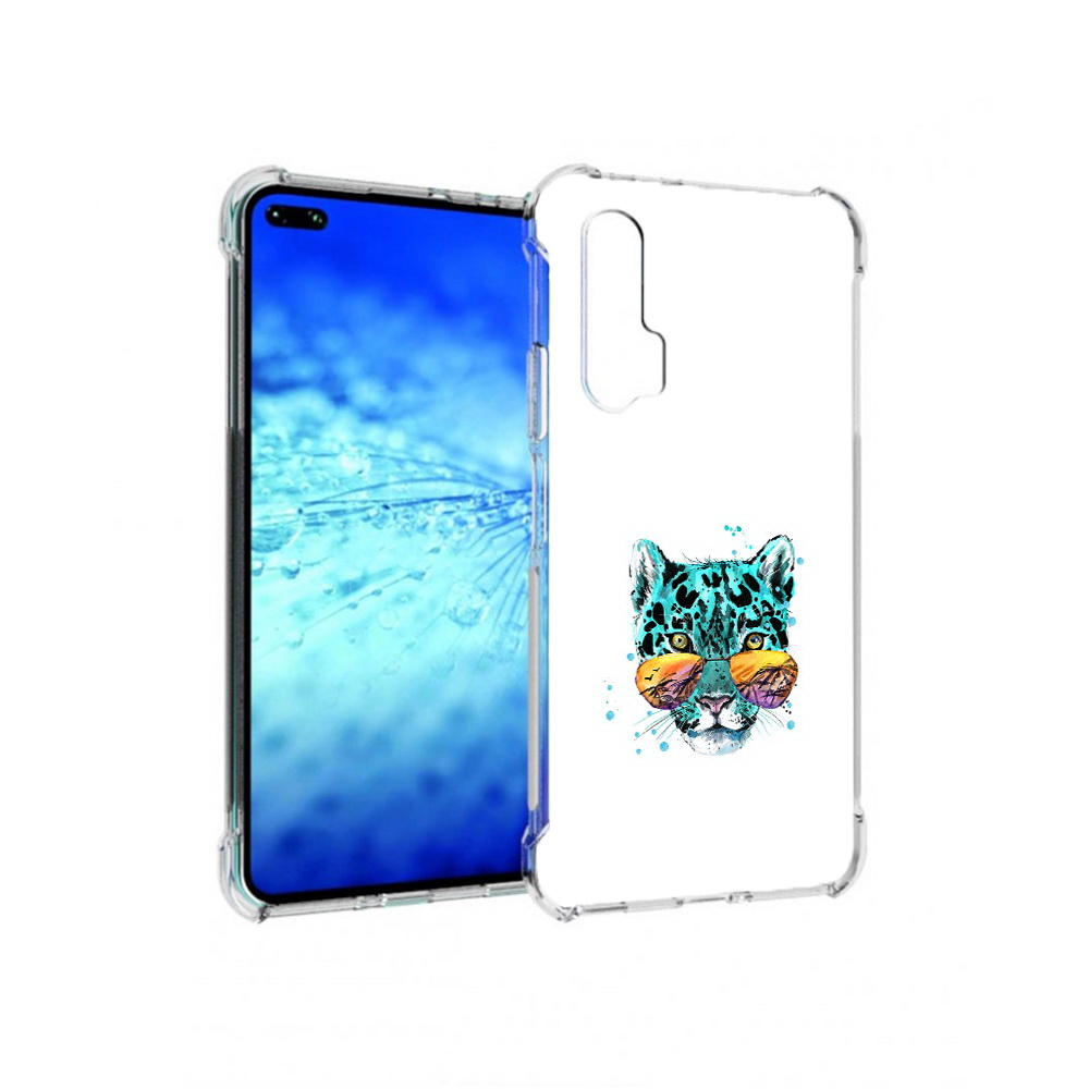 

Чехол MyPads Tocco для Huawei View 30 Pro голубой лео (PT145237.17.294), Прозрачный, Tocco