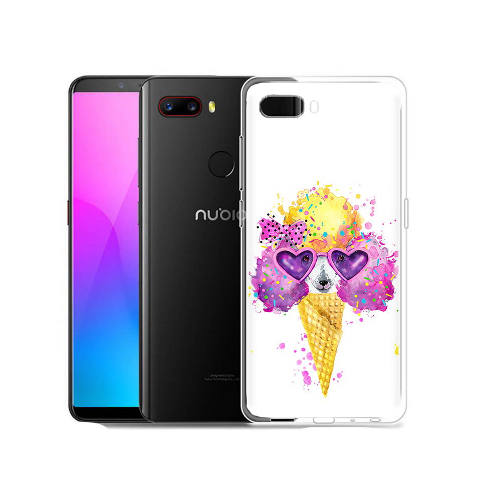 

Чехол MyPads Tocco для ZTE Nubia Z18 Рожок (PT115657.463.146), Прозрачный, Tocco