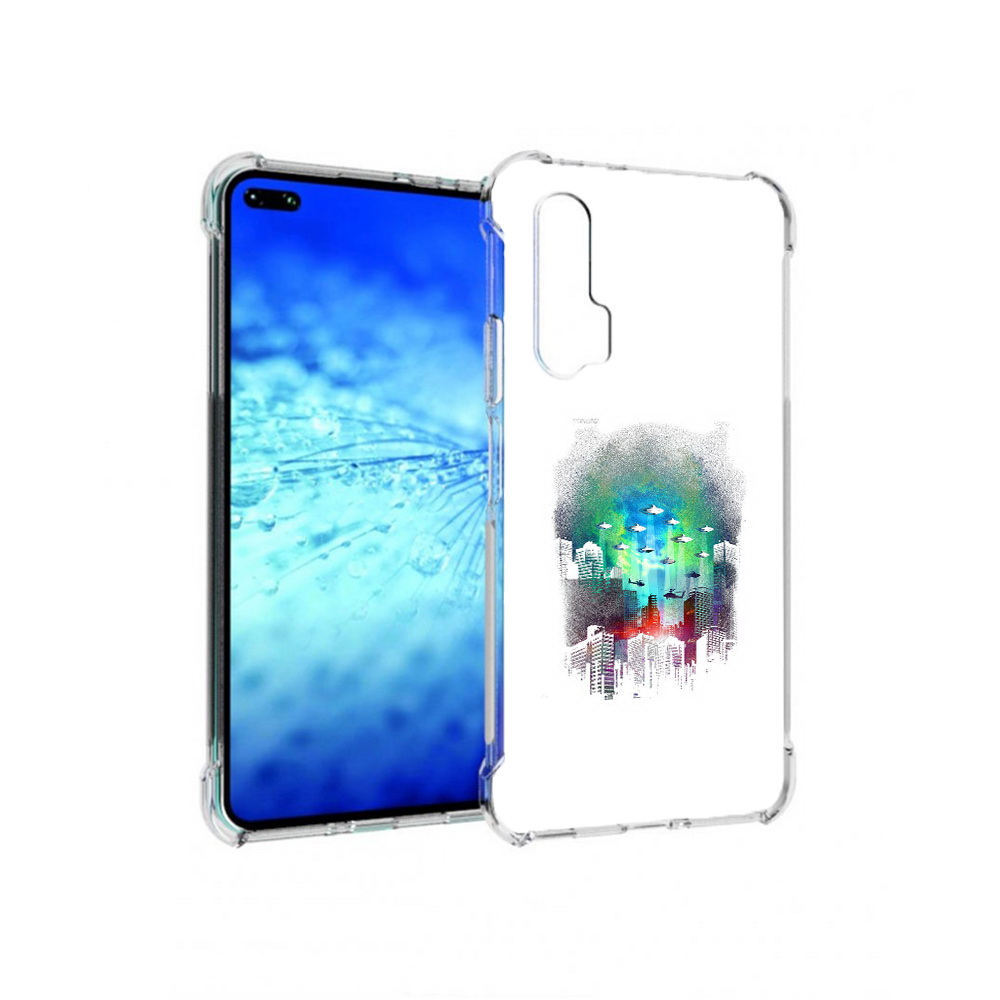 

Чехол MyPads Tocco для Huawei View 30 Pro город в свечении (PT145237.17.296), Прозрачный, Tocco