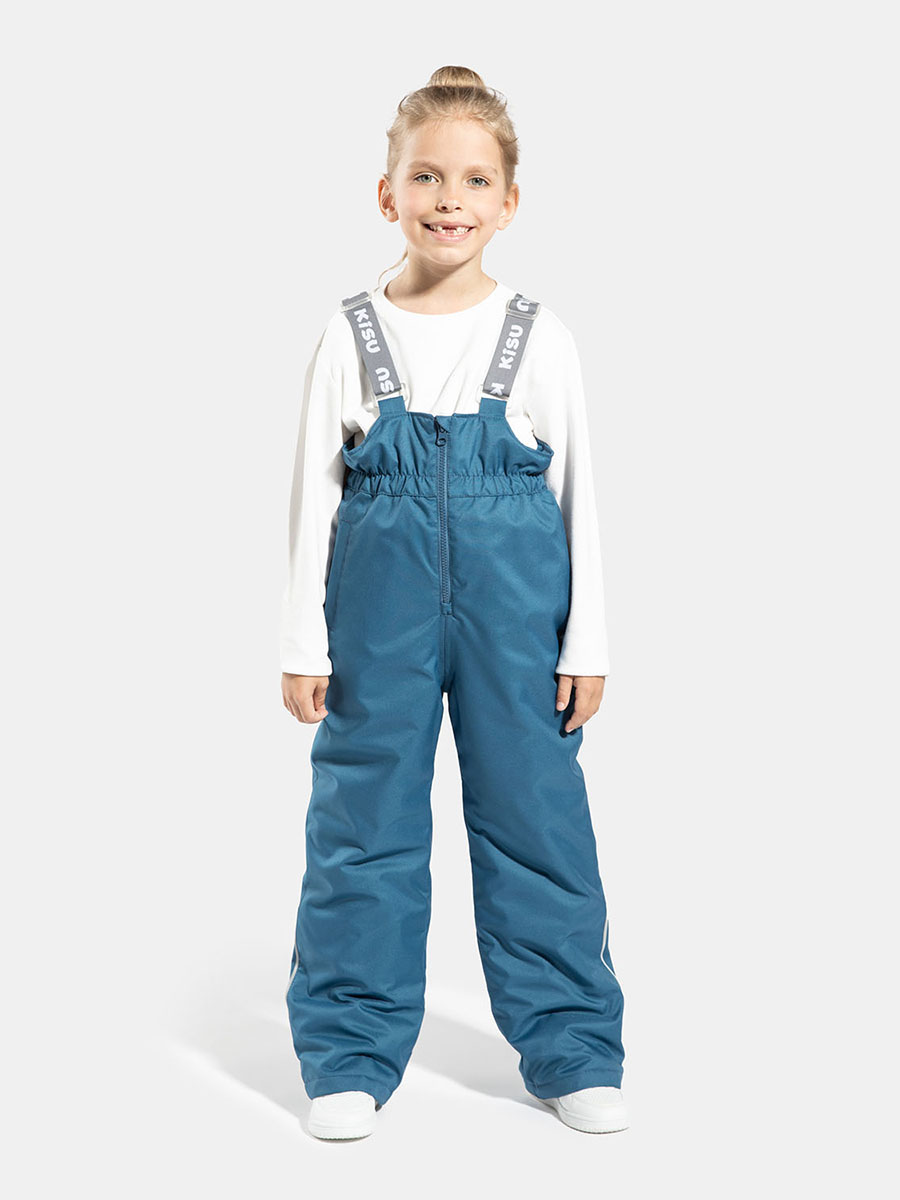 

Полукомбинезон детский KISU W23-30701 M, 909, 128, Синий, W23-30701 M