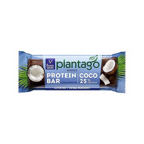 

Батончик Plantago протеиновый кокос 40 г