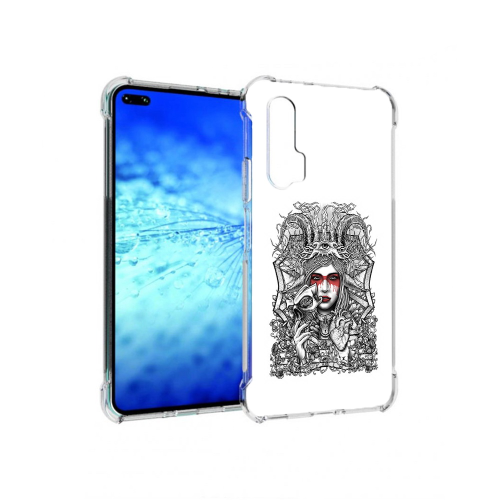 

Чехол MyPads Tocco для Huawei View 30 Pro грусная девушка (PT145237.17.302), Прозрачный, Tocco