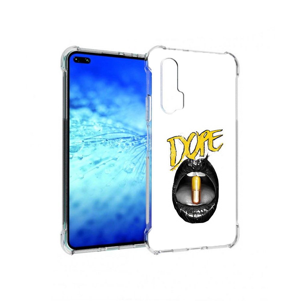 

Чехол MyPads Tocco для Huawei View 30 Pro губы (PT145237.17.303), Прозрачный, Tocco