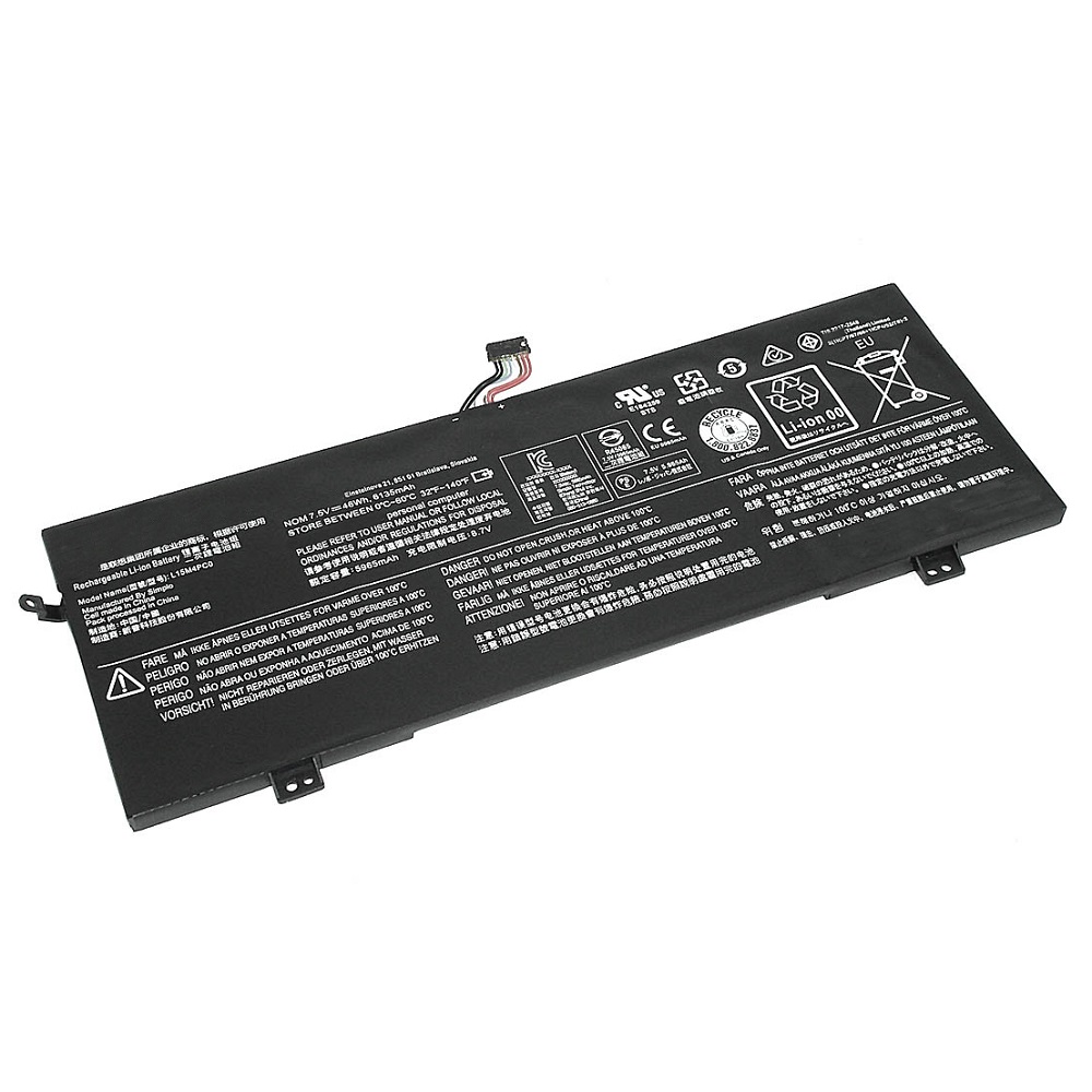 фото Аккумуляторная батарея для ноутбука lenovo 710s-13isk (l15m4pc0) 7.5v 6135mah oem