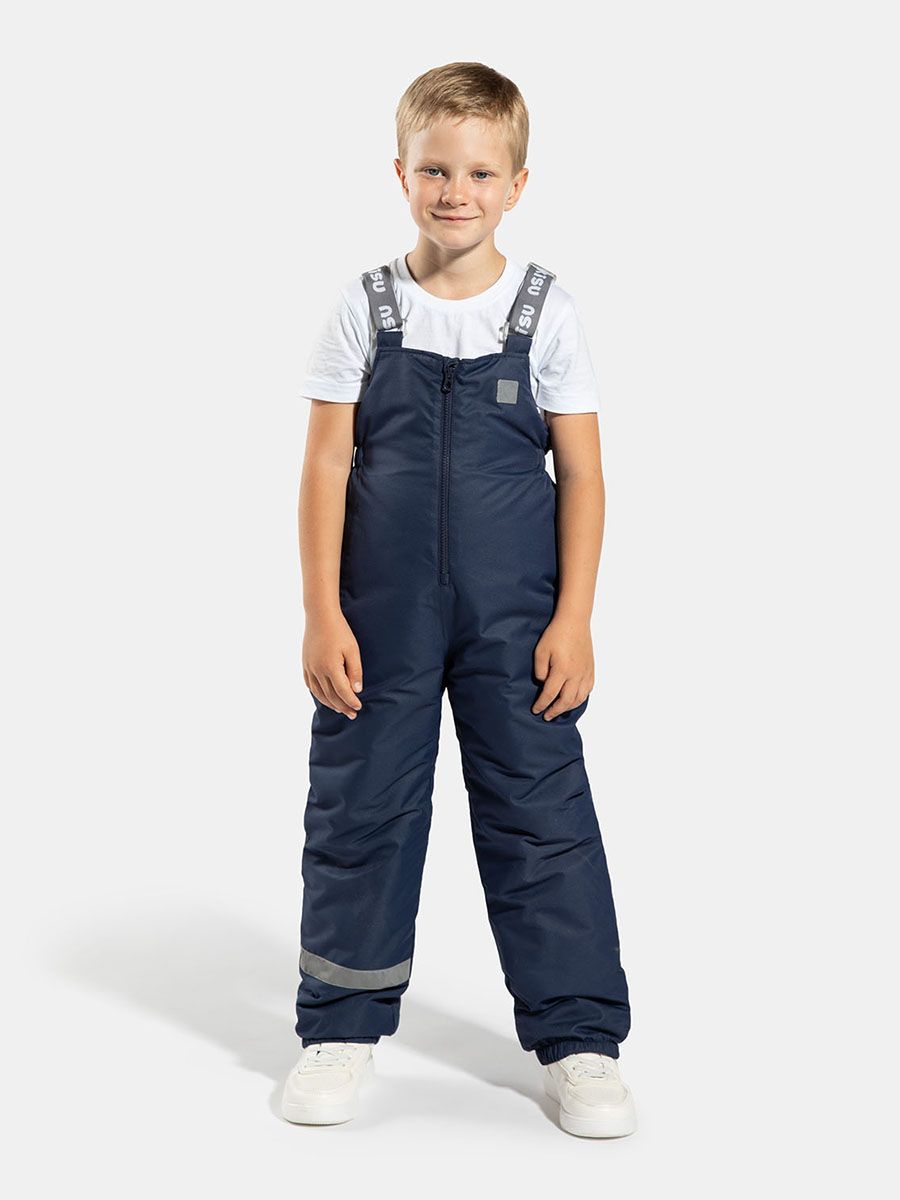 

Полукомбинезон детский KISU W23-30702 M, 903, 128, Синий, W23-30702 M