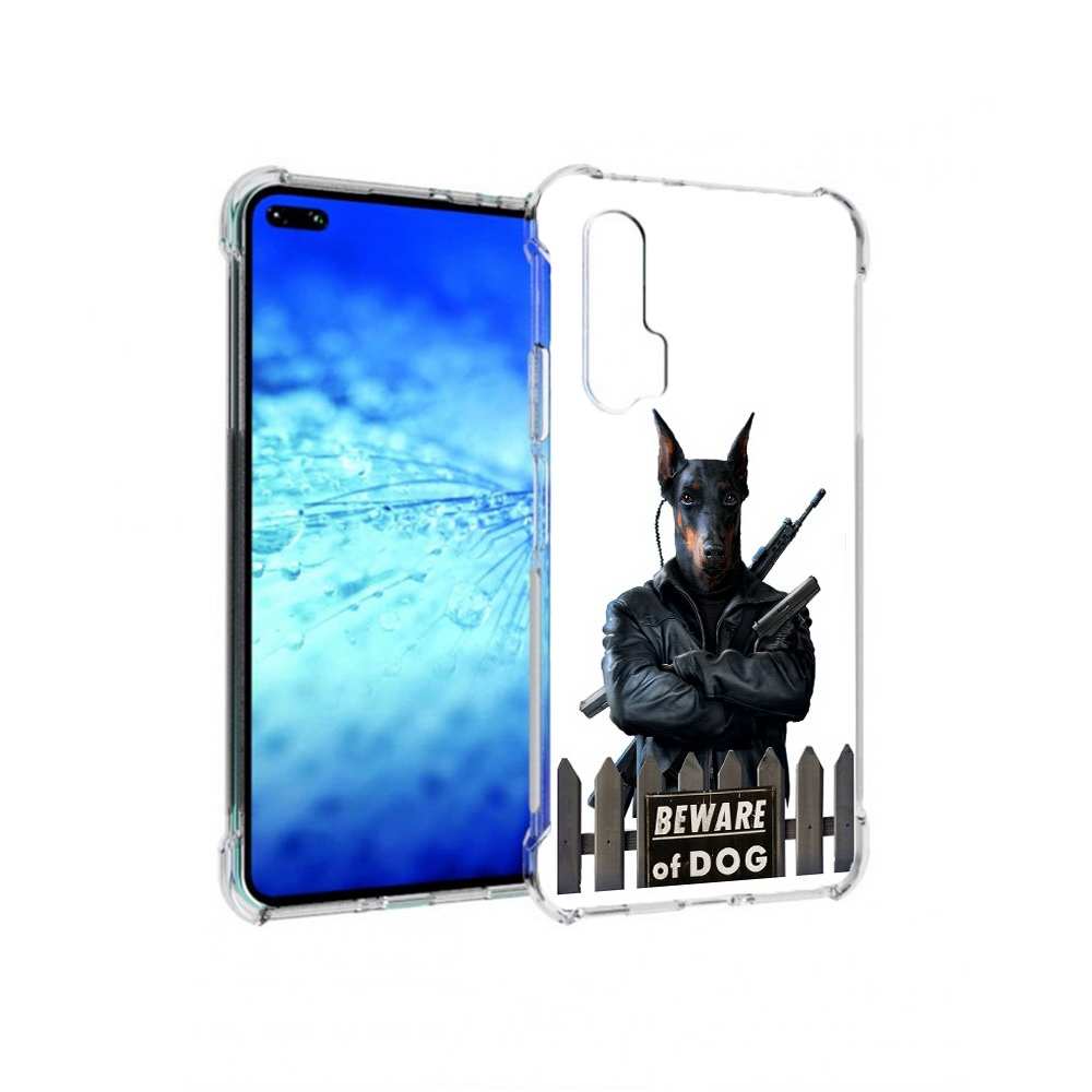 Чехол MyPads Tocco для Huawei View 30 Pro доберман (PT145237.17.332)