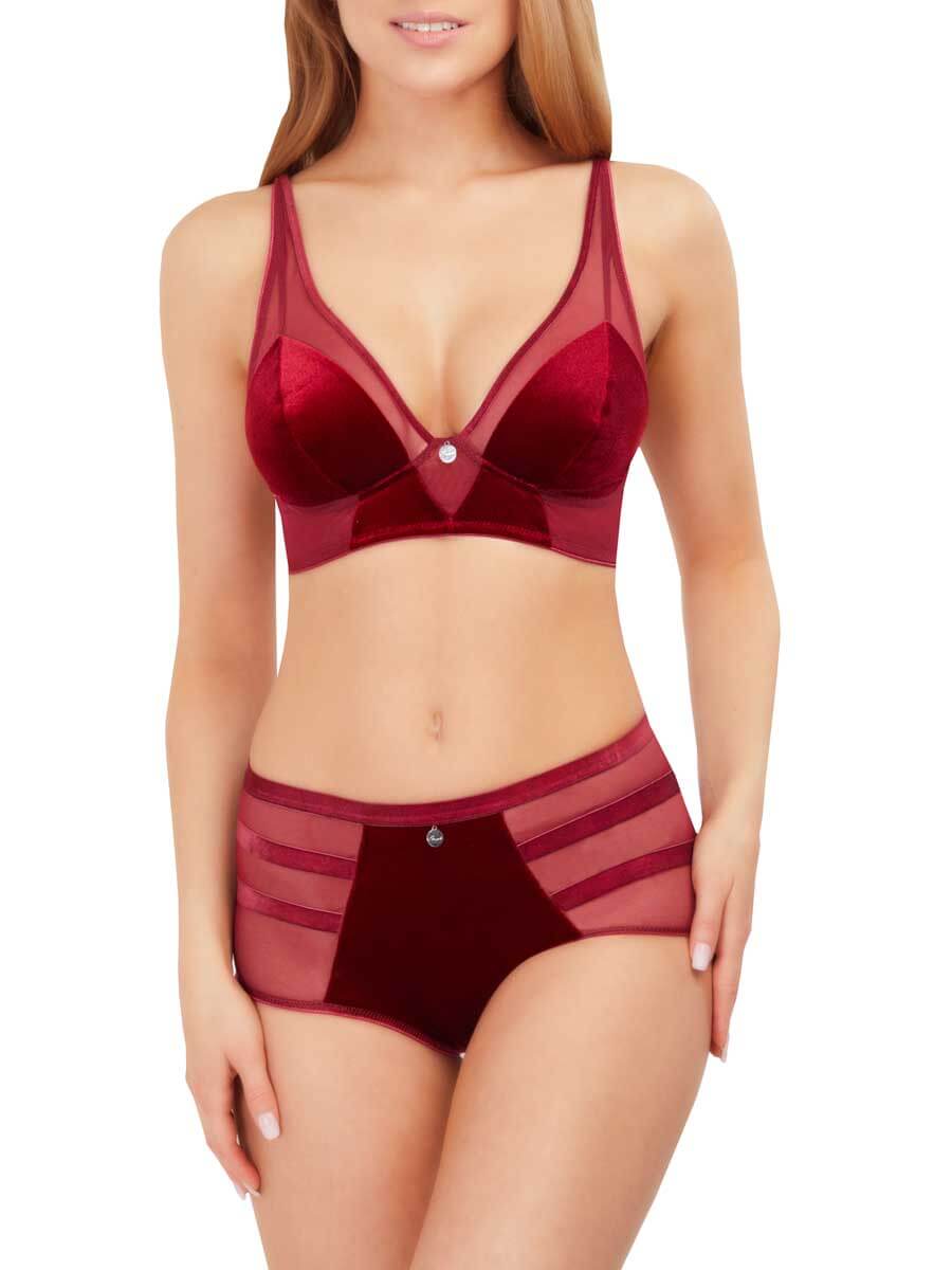 

Трусы женские MARC & ANDRÉ A8-2996 бордовые 40 EU, A8-2996