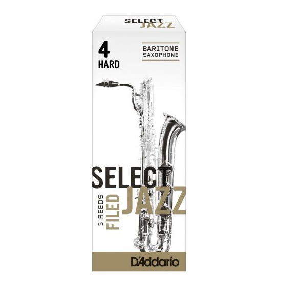 RSF05BSX4H Select Jazz Filed Трости для саксофона баритон, размер 4, жесткие (Hard), 5шт,