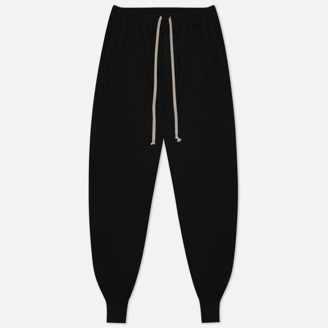 Женские брюки Rick Owens DRKSHDW Edfu Prisoner Drawstring чёрный, Размер XS