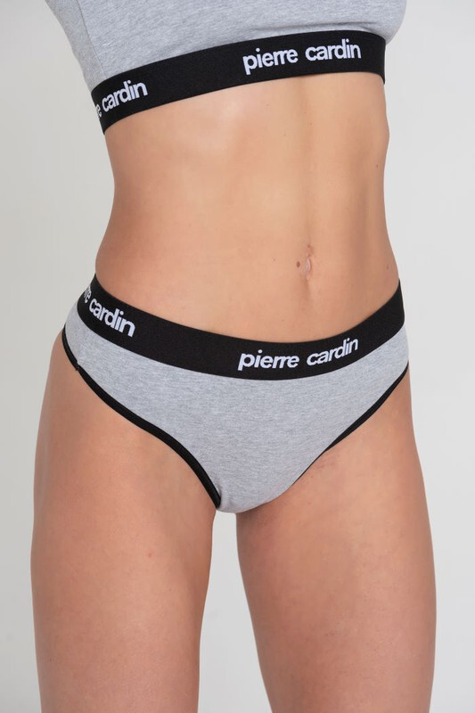 

Трусы женские Pierre Cardin PC17007string серые 3, Серый, PC17007string
