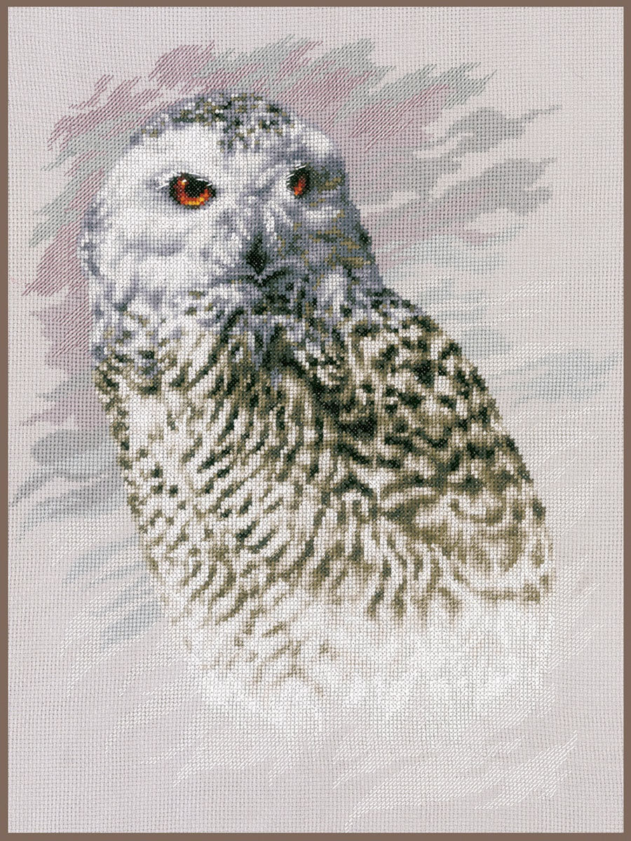 

Вышивка крестом Lanarte Полярная сова, 29x38 см, Полярная сова