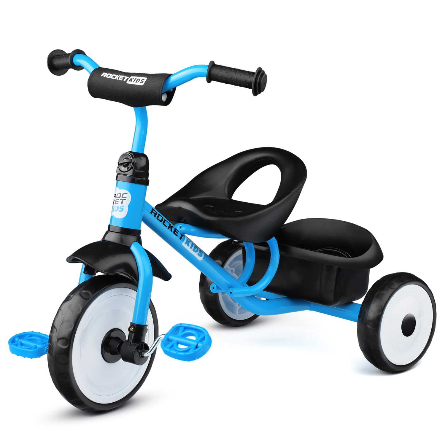 Велосипед трехколесный Rocket колеса EVA 10 8 цвет голубой